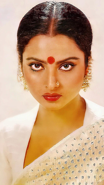 Rekha, bollywood actress HD phone wallpaper
