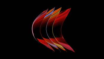Abstract 3d Red Shapes Vermilion Vision, abstract, 3d, dark, black, oled, artist, artwork, digital-art, behance HD wallpaper
