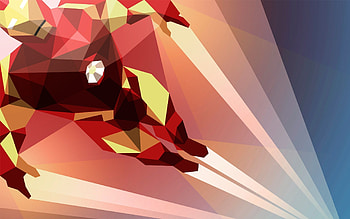 Iron Man Artwork, iron-man, super-heroes, movies, minimalism, artwork HD wallpaper