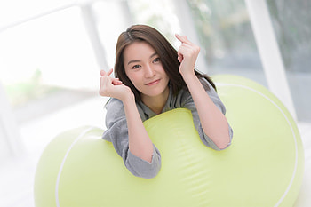 Smile, beautiful, asian woman HD wallpaper