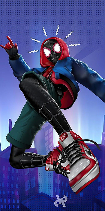 Spiderman milesmorales, Miles, action_figure, Spider-man, Morales, Marvel HD phone wallpaper