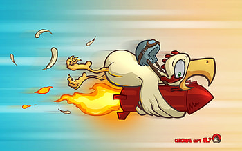 video game, Chickens Can't Fly HD wallpaper
