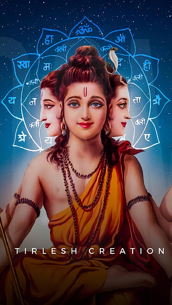 dattatreya, hinduism, maharastra, tirlesh, hindu, aghori, shiva, indiangod, mahadev, creation HD phone wallpaper