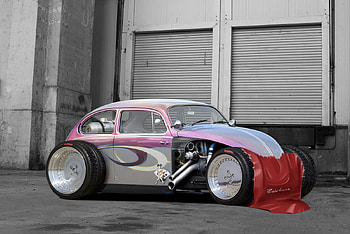 VW BETTLE HOTTEST HOT ROD, bug, car, volkswagen, hot rod, tuned HD wallpaper