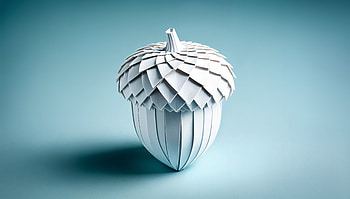 Elegant Acorn Design - Ultra, acorn, paper art, origami, Crafting, sculpture HD wallpaper