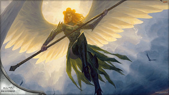 Angel, wings, sword, holy HD wallpaper