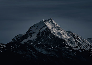 Mountain top, summit, glacier HD wallpaper