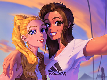 artistic, couple HD wallpaper