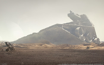 Star Wars Landscape HD wallpaper