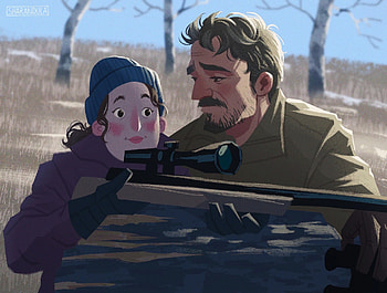 Ellie & Joel, Joel (The Last of Us), Ellie (The Last of Us), TV Show, The Last Of Us HD wallpaper