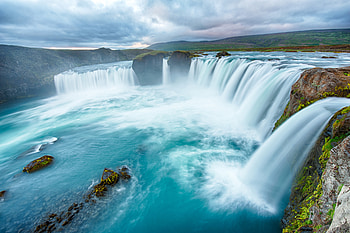 Waterfall, Cloud, Waterfalls HD wallpaper
