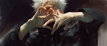 Anime : Satoru Gojo Painting from Jujutsu Kaisen, Anime, Jujutsu Kaisen, Satoru Gojo, painting HD wallpaper