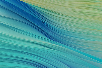 Blue-green gradient, threads, art HD wallpaper