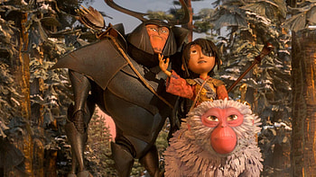 Beetle, Monkey, and Kubo, Kubo and the Two Strings HD wallpaper