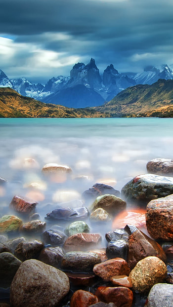 Cuernos del Paine, Torres del Paine, Chile HD phone wallpaper