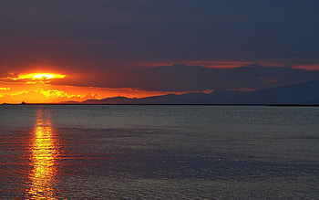 Sunset, beautiful, nature, ocean HD wallpaper