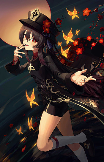 Hu Tao, genshin impact HD phone wallpaper