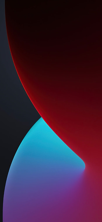 iOS 14 , WWDC, 2020, 12, iPadOS, Dark, Red, Stock, Gradients, 14 Pro Max HD phone wallpaper