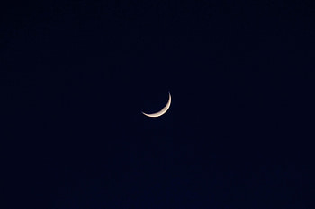 Sky, Night, Moon, Minimalism, Darkness HD wallpaper