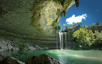 Landscape, Waterfalls HD wallpaper