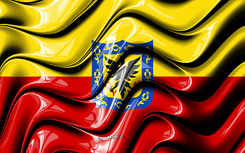 Capital District Flag, , Departments of Colombia, South America, Day of Capital District, Flag of Capital District, 3D art, Capital District, colombian departments, Capital District 3D flag, Colombia HD wallpaper