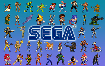 Retro Video Gaming sega genesis all stars and background HD wallpaper