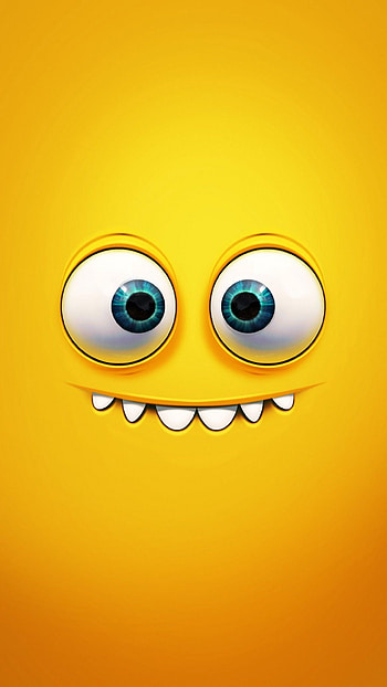Smiling face . Funny , Cartoon , Emoji, Crazy Emoji HD phone wallpaper