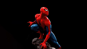 The Amazing Spider Man Oled , spiderman, superheroes, dark, black, oled, artist, artwork, digital-art HD wallpaper