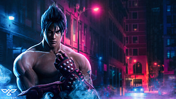 Dejan Nasteski, Jin Kazama, Tekken, Fighter art HD wallpaper