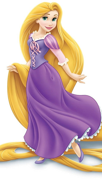 Cute Cartoon Girl, Princess Rapunzel, disney, cartoon HD phone wallpaper
