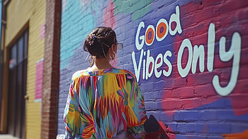 Good Vibes Only: A Colorful Inspiration, quote, graffiti, Good vibes only HD wallpaper