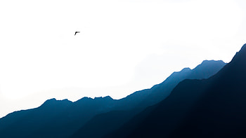 Silhouettes Survelva Switzerland, silhouette, artist, artwork, digital-art HD wallpaper