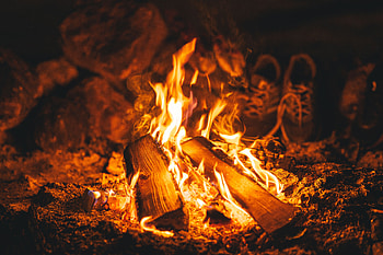 Fire, Bonfire, Coals, Flame, Miscellanea, Miscellaneous, Firewood, To Burn, Burn HD wallpaper
