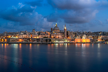 Cities, Rivers, Architecture, City, Evening HD wallpaper