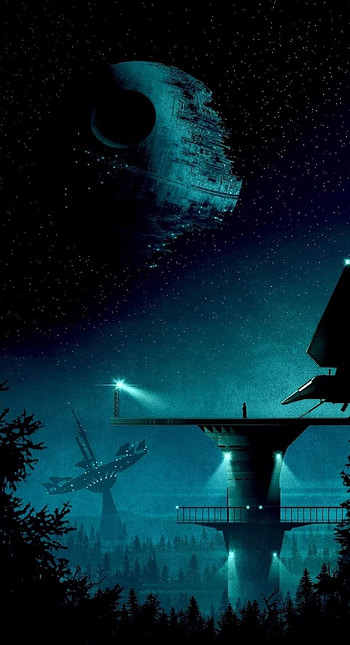Izanamika Na on Star wars. Star wars background, Star wars painting, Star wars death star, Endor HD phone wallpaper