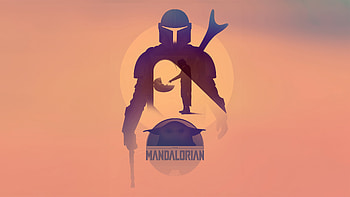 The Mandalorian Minimal Poster , the-mandalorian-season-4, the-mandalorian, tv-shows, star-wars, minimalism, minimalist HD wallpaper
