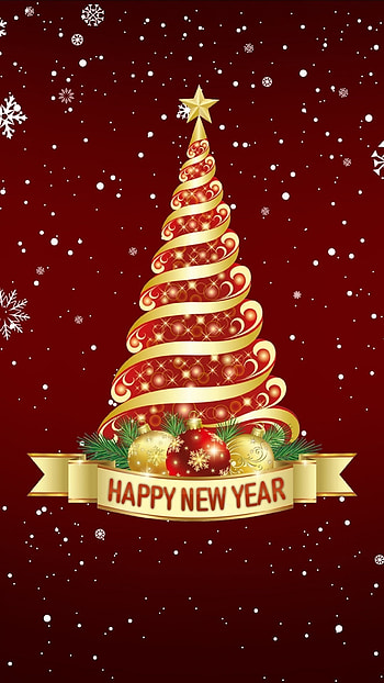 Happy New Year, Background, Aesthetic, Abstract HD phone wallpaper