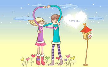 Love, Dance, Couple, Pair, Heart HD wallpaper