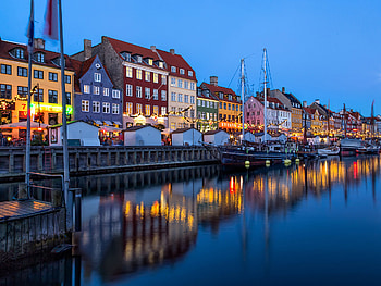 Nyhavn district during Christmas, Copenhagen's festive vibes, -worthy scene, Danish winter magic HD wallpaper