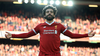 Mohamed Salah, Sports footballer, dual wide HD wallpaper