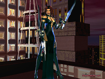 Bloodrayne, black, red, rayne, blood, blades HD wallpaper