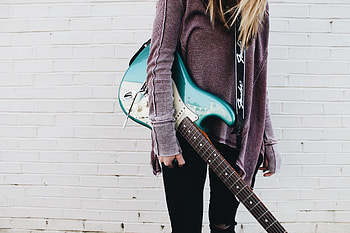 Music, Guitar, Musical Instrument, Girl, Musician HD wallpaper