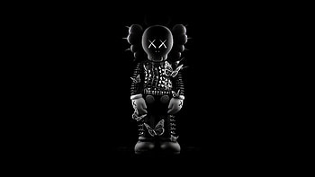 Kaws Black Air Jordan, kaws-black, kaws, dark, black, oled, artist, artwork, digital-art HD wallpaper