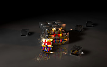 Barcelona logo , Sports design HD wallpaper