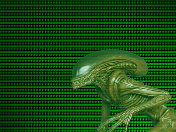 Alien, marco, abstract, 3d HD wallpaper