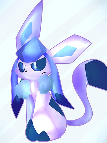 Glaceon , Eeveelution beauty, Artistic creations, Stunning ry HD phone wallpaper