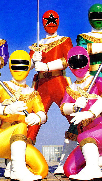 Power rangers time force, anime HD phone wallpaper