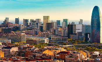Barcelona Skyline, Barcelona spanien skyline, Stadt wandtattoo, Desfoli desfoli wandtattoos HD wallpaper