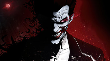 Joker X Anime , joker, supervillain, superheroes, artist, artwork, digital-art, deviantart HD wallpaper