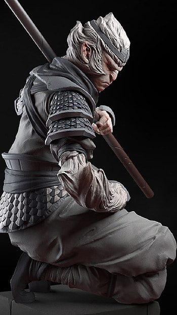 Sun Wu Kong, art, legendary HD phone wallpaper